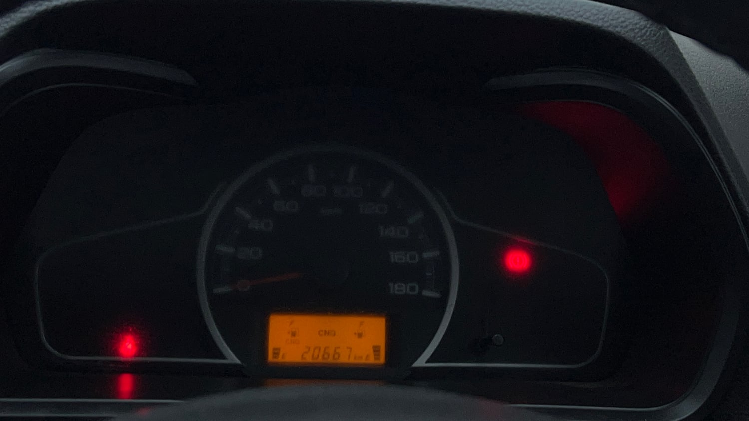 Used 2021 Maruti Suzuki Alto 800 LXi (O) CNG Cng Manual interior CLUSTERMETER VIEW