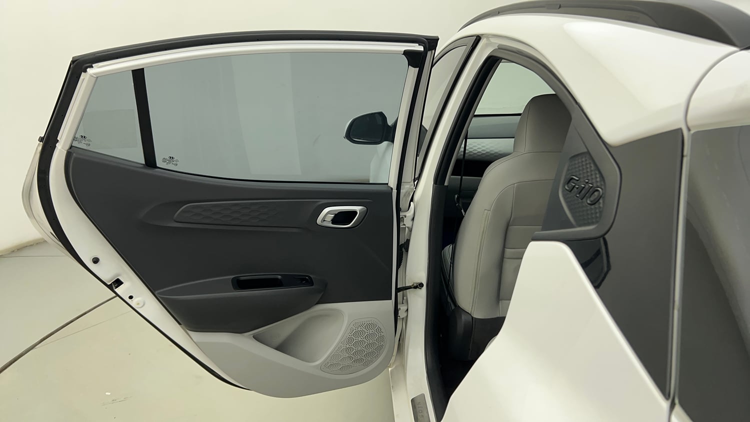Used 2023 Hyundai Grand i10 Nios Sportz 1.2 Kappa VTVT CNG Cng Manual interior LEFT REAR DOOR OPEN VIEW