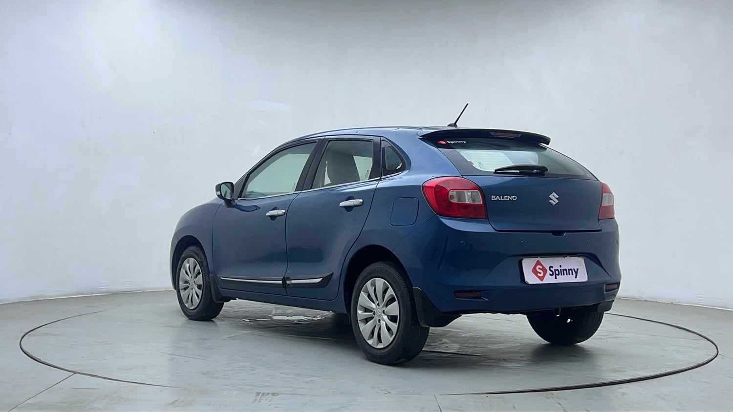 Used 2017 Maruti Suzuki Baleno Delta 1.2 Petrol Manual exterior LEFT REAR CORNER VIEW