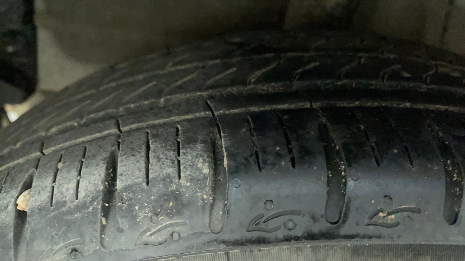Used 2024 Hyundai Grand i10 Nios Sportz 1.2 Kappa VTVT Petrol Manual tyres RIGHT REAR TYRE TREAD VIEW