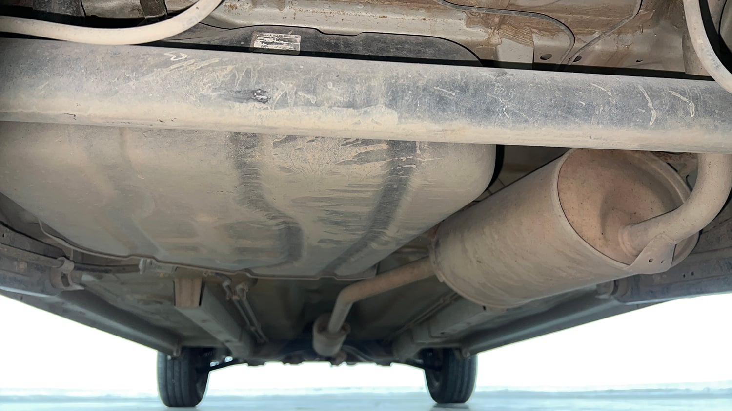 Used 2018 Maruti Suzuki Wagon R VXI Petrol Manual extra REAR UNDERBODY VIEW (TAKEN FROM REAR)