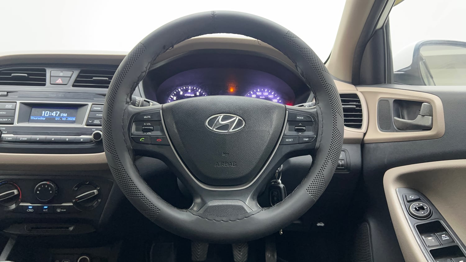 Used 2017 Hyundai Elite i20 Sportz 1.2 Petrol Manual interior STEERING VIEW