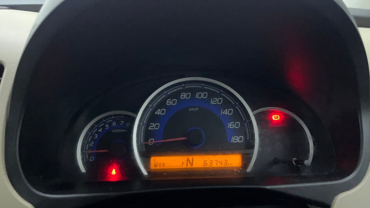 Used 2020 Maruti Suzuki Wagon R 1.0 VXI AMT Petrol Automatic interior CLUSTERMETER VIEW