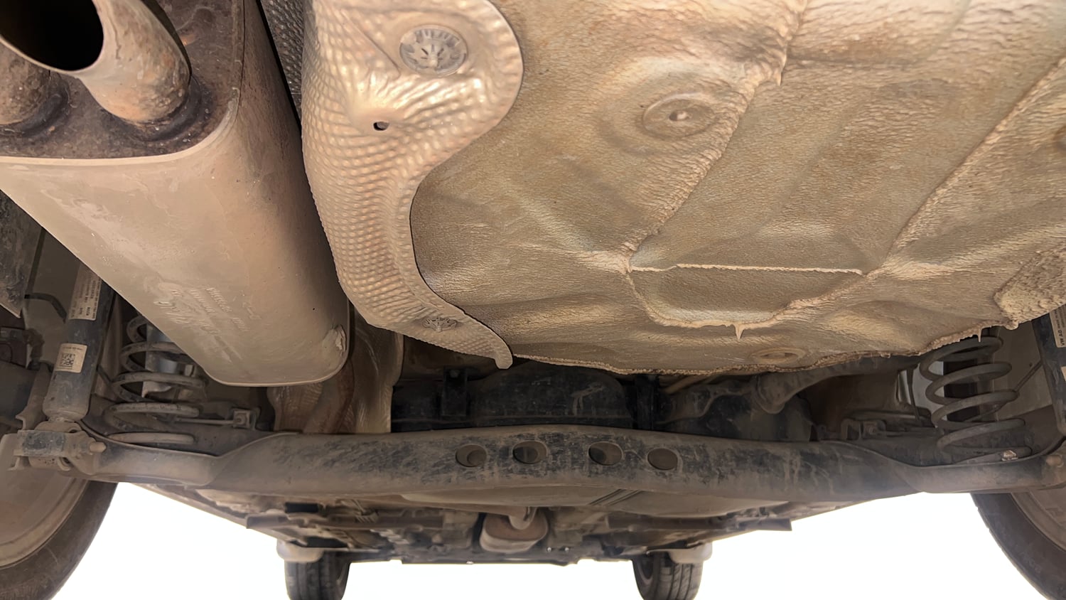 Used 2023 Skoda Slavia Style 1.5L TSI DSG Petrol Automatic extra REAR UNDERBODY VIEW (TAKEN FROM REAR)