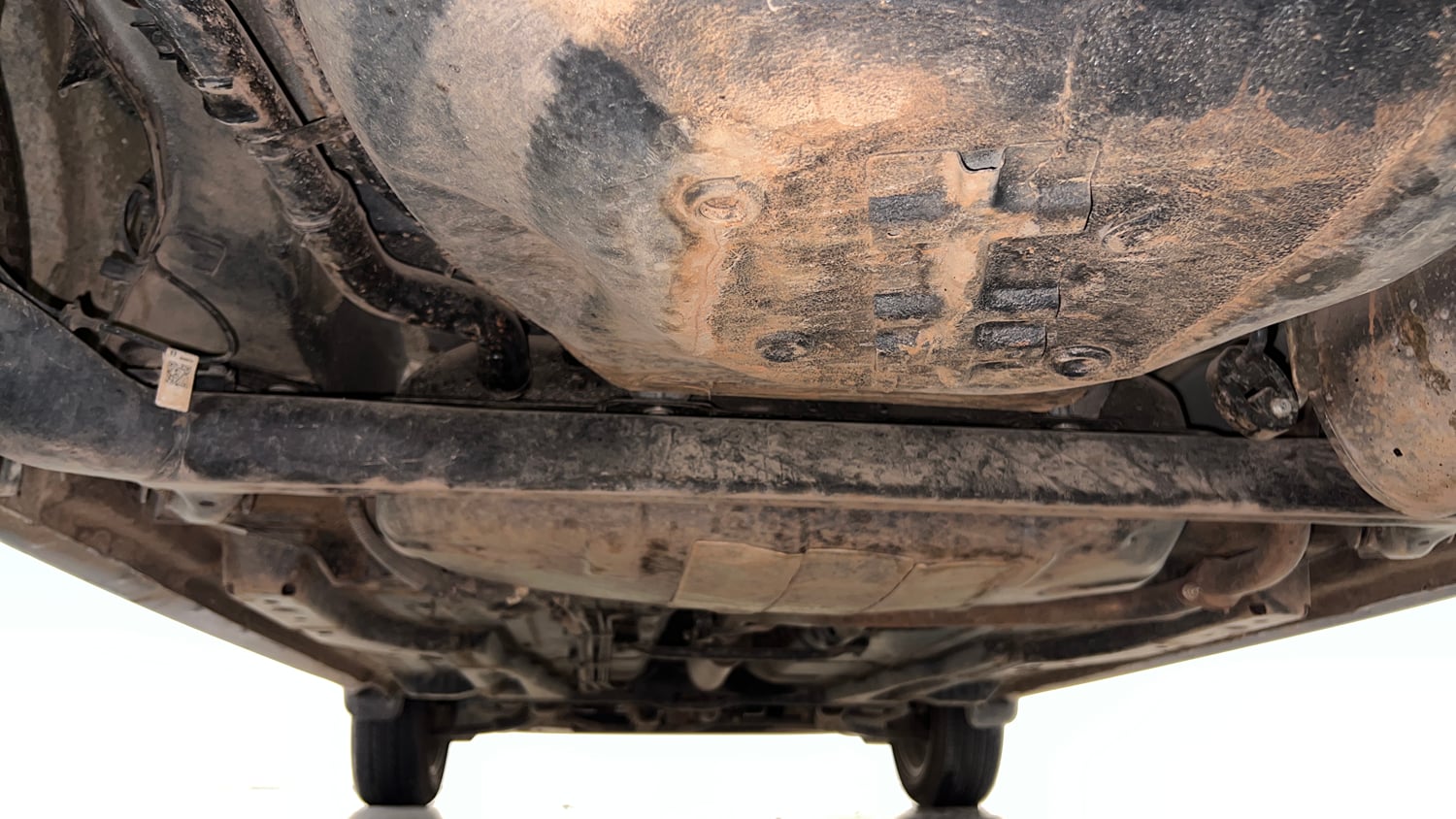 Used 2023 Tata Tiago XZA Plus Petrol Automatic extra REAR UNDERBODY VIEW (TAKEN FROM REAR)