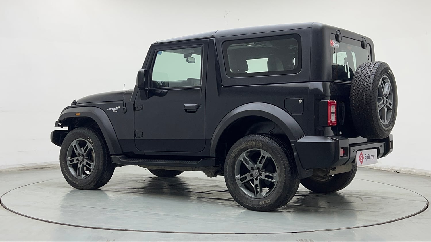 Used 2023 Mahindra Thar LX Hard Top Petrol MT 4WD Petrol Manual exterior LEFT REAR CORNER VIEW