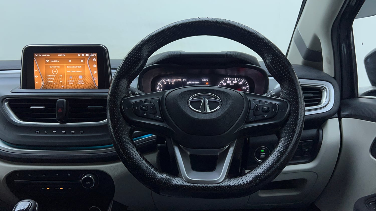 Used 2021 Tata Altroz XZ Petrol Petrol Manual interior STEERING VIEW