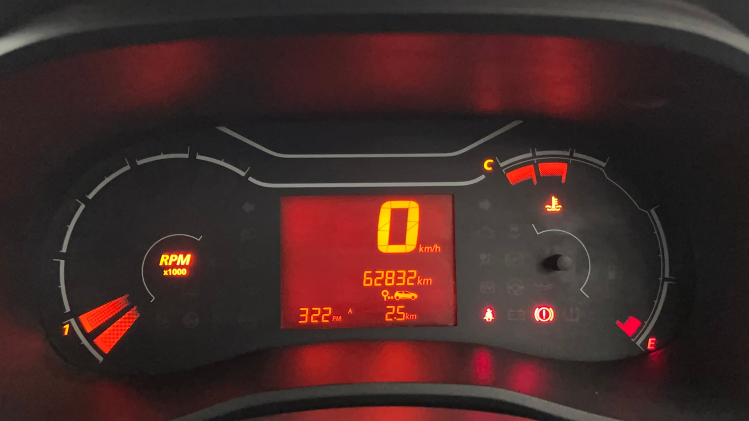 Used 2022 Renault Kwid RXL (O) 1.0 Petrol Manual interior CLUSTERMETER VIEW