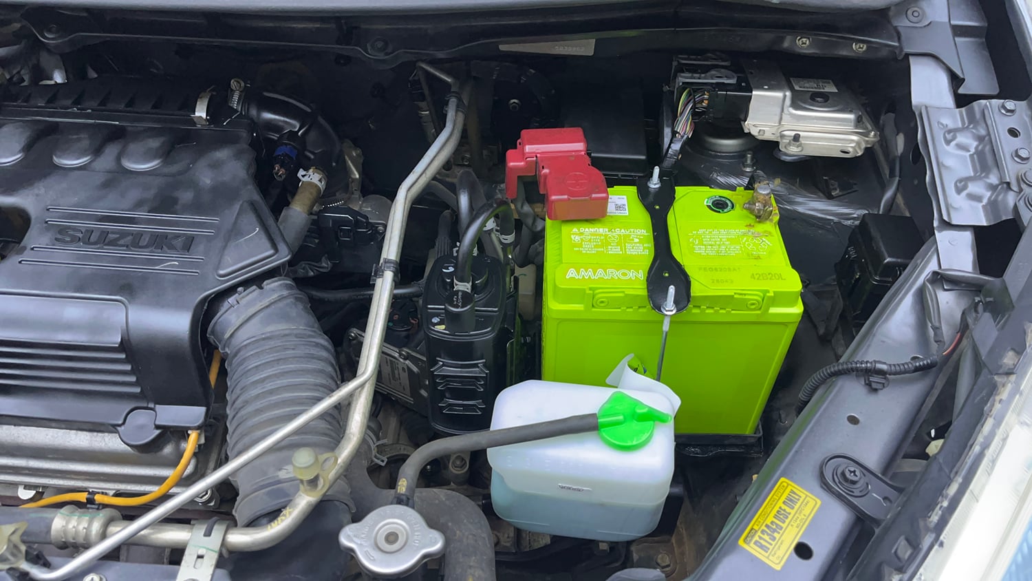 Used 2020 Maruti Suzuki Wagon R 1.0 VXI AMT Petrol Automatic engine ENGINE LEFT SIDE VIEW
