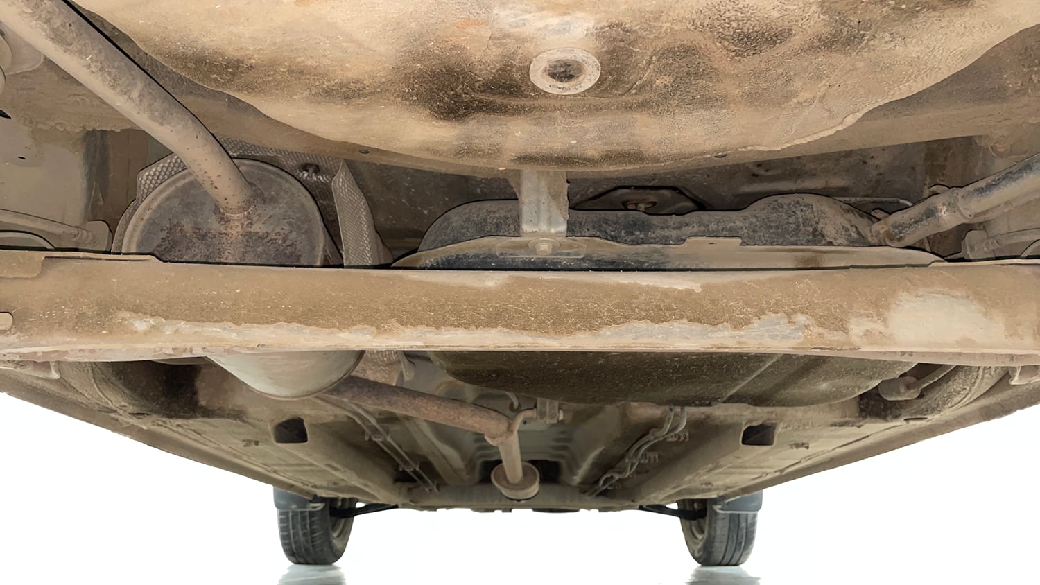Used 2024 Renault Kwid CLIMBER AMT Petrol Automatic extra REAR UNDERBODY VIEW (TAKEN FROM REAR)