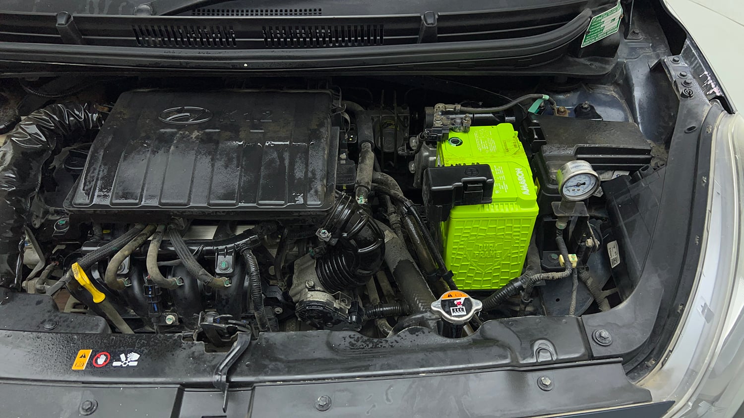 Used 2021 Hyundai Grand i10 Nios Magna 1.2 Kappa VTVT CNG Cng Manual engine ENGINE LEFT SIDE VIEW