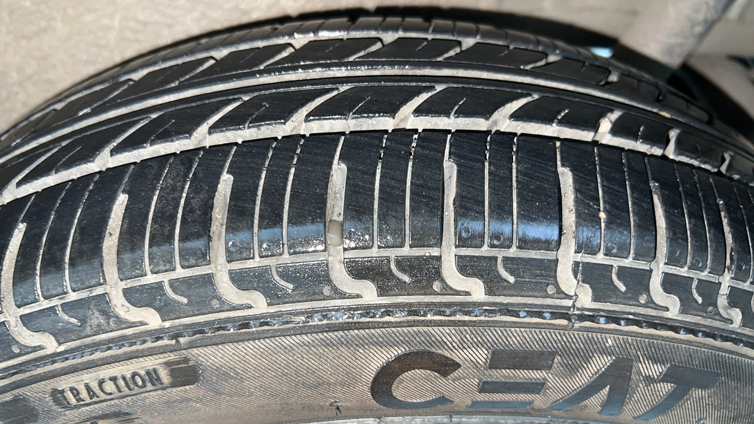 Used 2018 Maruti Suzuki Wagon R VXI Petrol Manual tyres LEFT REAR TYRE TREAD VIEW