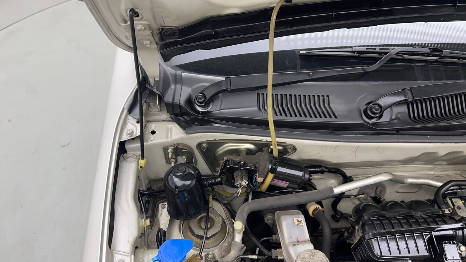 Used 2021 Maruti Suzuki Alto 800 LXi (O) CNG Cng Manual engine ENGINE RIGHT SIDE HINGE & APRON VIEW