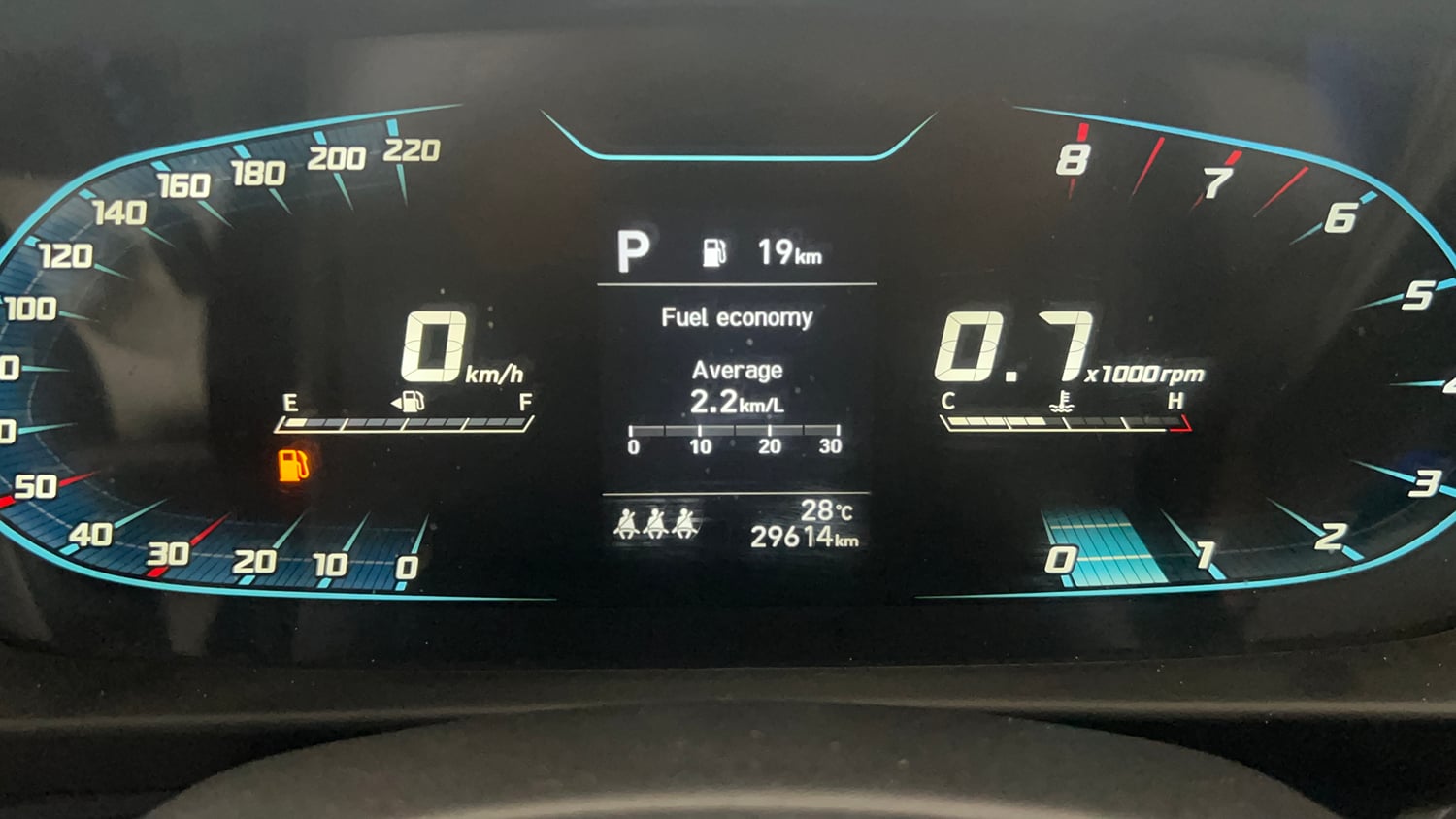 Used 2024 Hyundai New i20 Asta (O) 1.2 IVT Petrol Automatic interior CLUSTERMETER VIEW