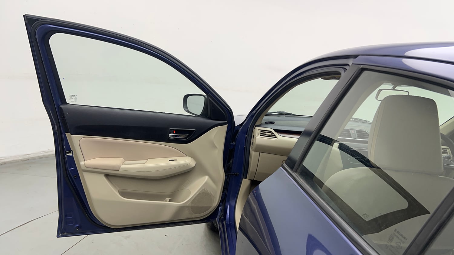 Used 2018 Maruti Suzuki Dzire VXi Petrol Manual interior LEFT FRONT DOOR OPEN VIEW