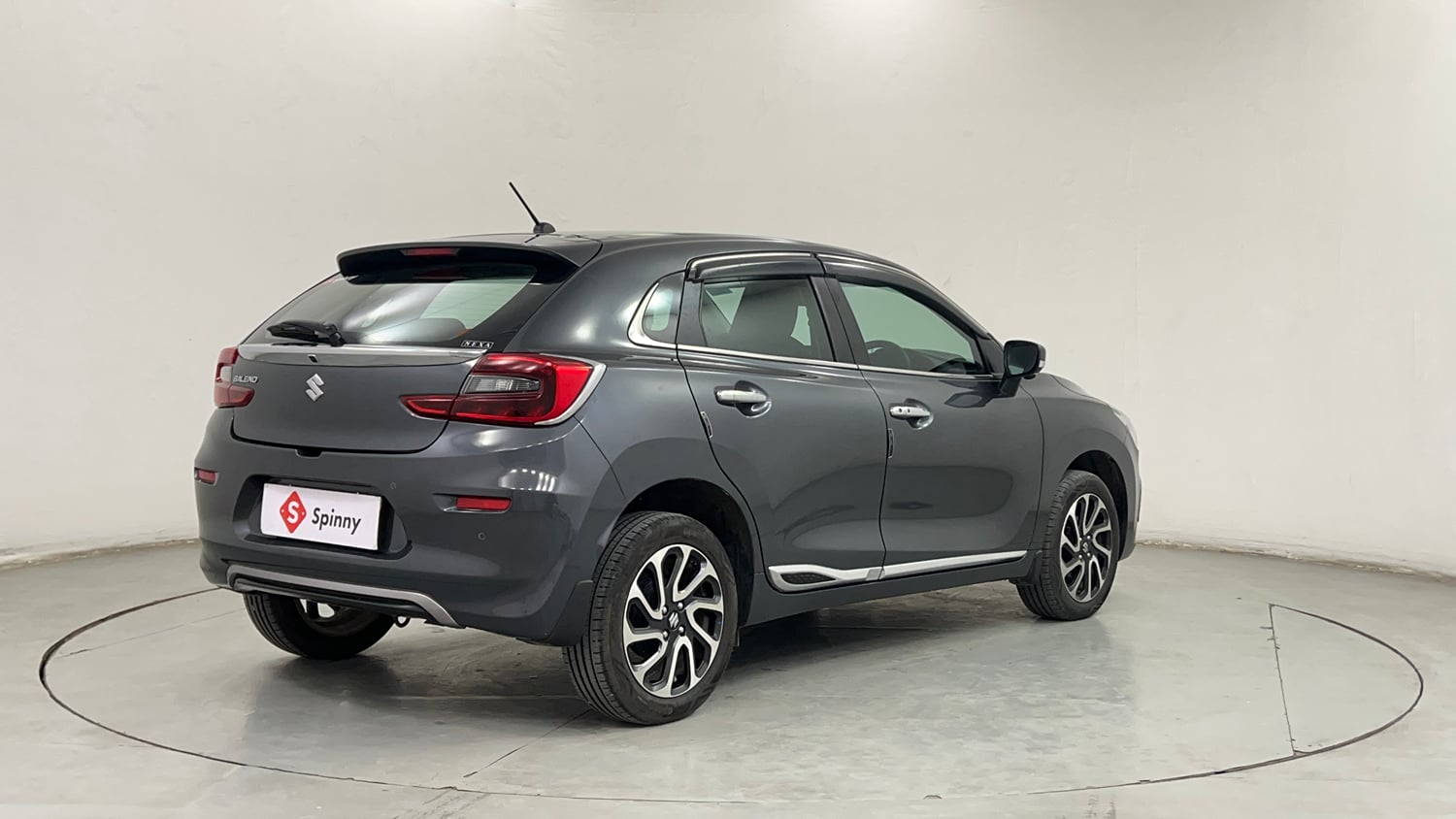 Used 2025 Maruti Suzuki Baleno Alpha AGS Petrol Automatic exterior RIGHT REAR CORNER VIEW