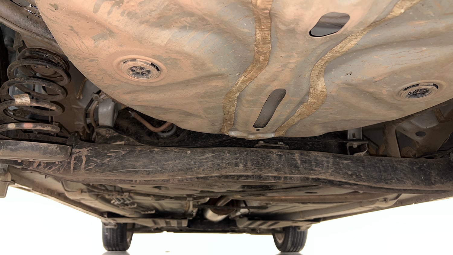 Used 2026 Maruti Suzuki Baleno Zeta MT CNG Cng Manual extra REAR UNDERBODY VIEW (TAKEN FROM REAR)