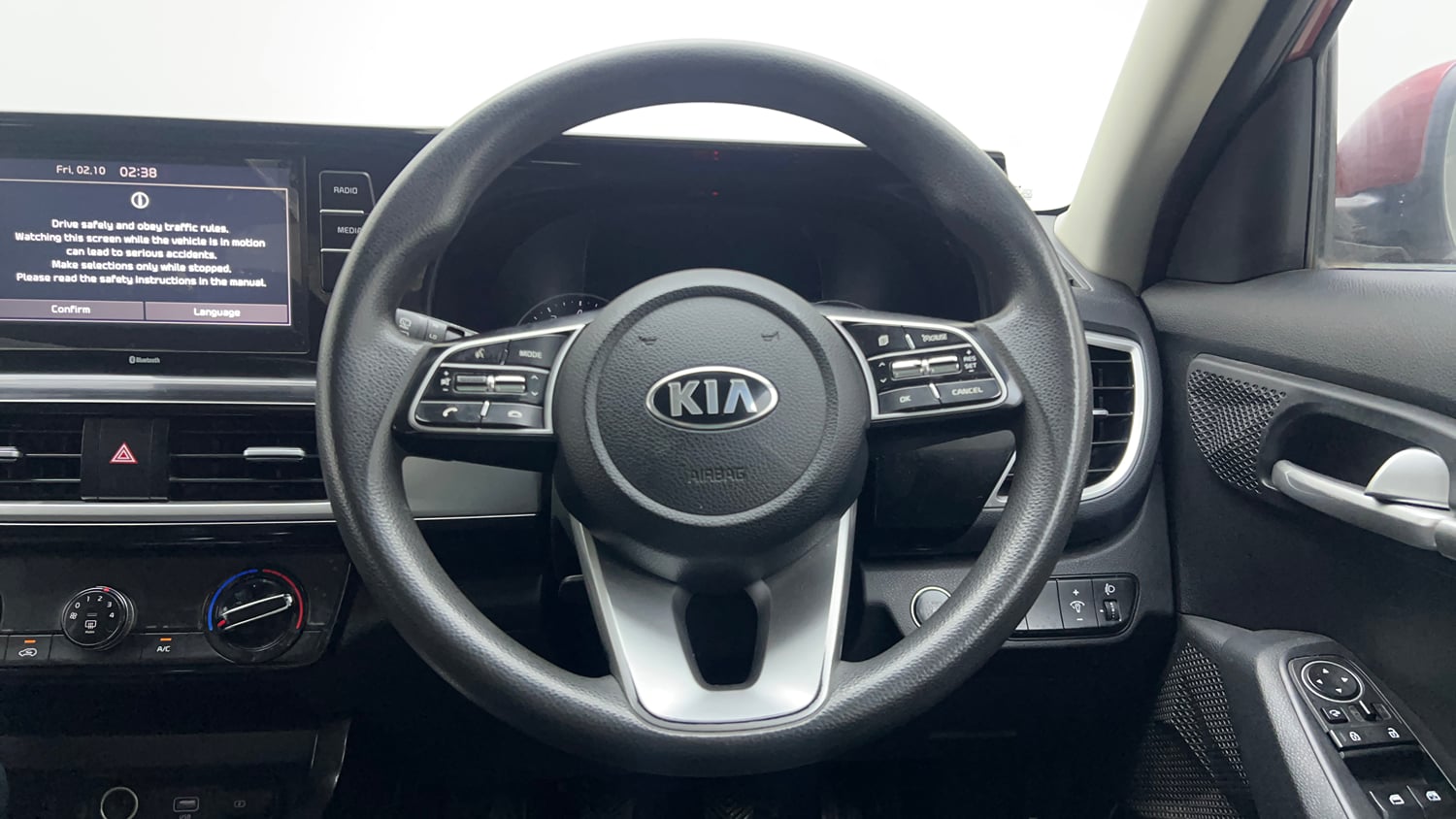 Used 2020 Kia Seltos HTK Plus 1.5 Petrol Manual interior STEERING VIEW