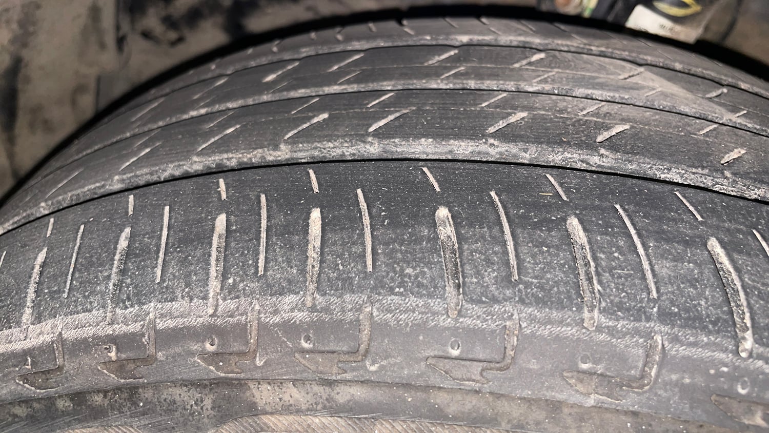 Used 2022 Honda City ZX CVT Petrol Petrol Automatic tyres LEFT FRONT TYRE TREAD VIEW