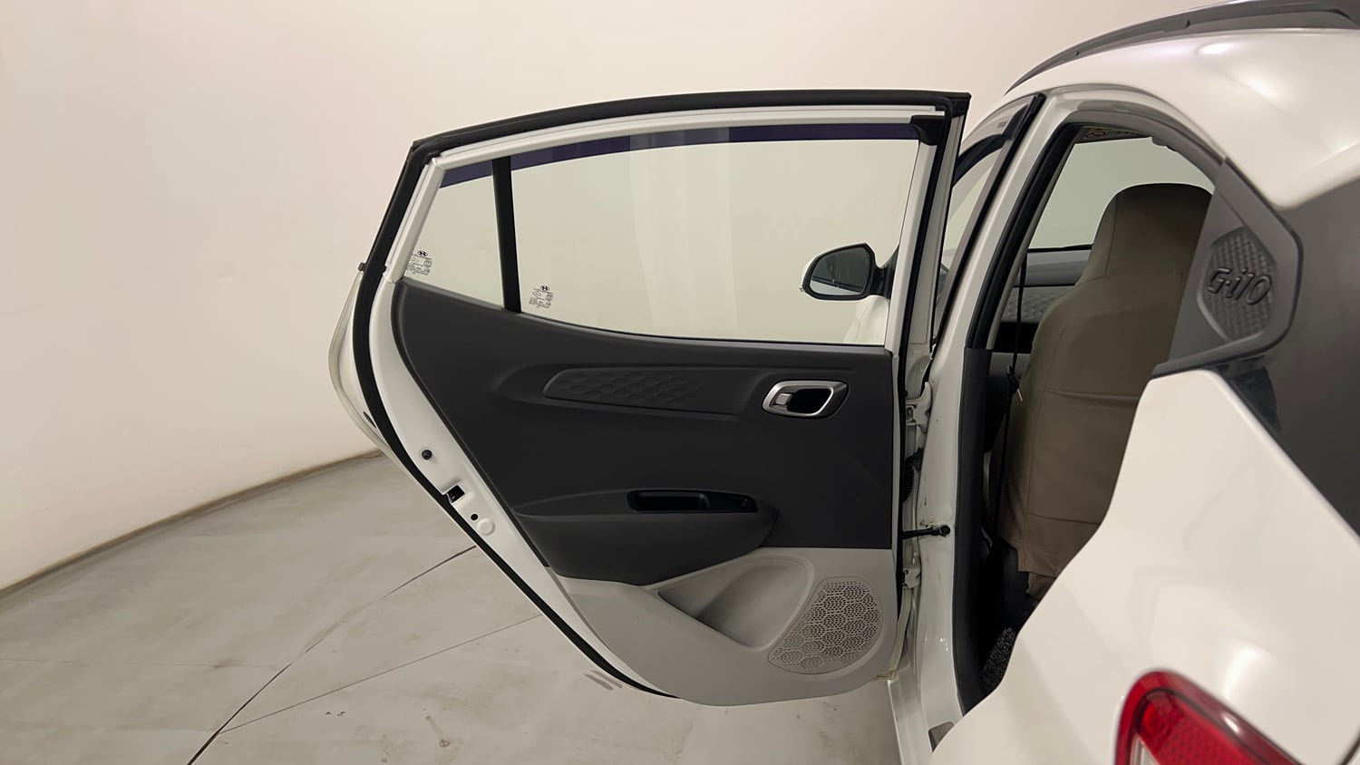 Used 2021 Hyundai Grand i10 Nios Sportz 1.2 Kappa VTVT CNG Cng Manual interior LEFT REAR DOOR OPEN VIEW