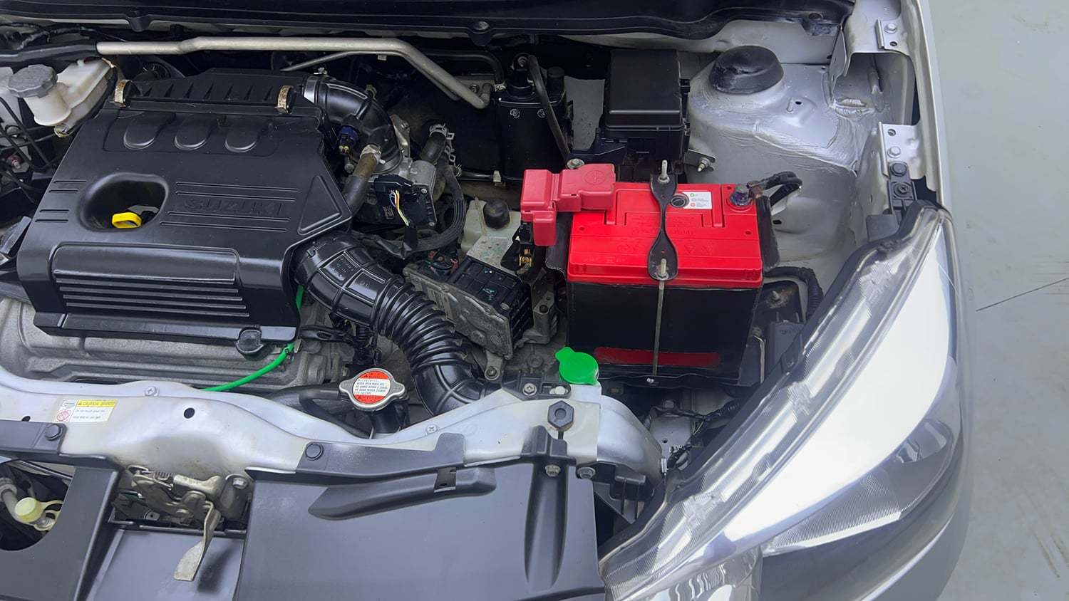 Used 2017 Maruti Suzuki Celerio ZXI (O) AMT Petrol Automatic engine ENGINE LEFT SIDE VIEW