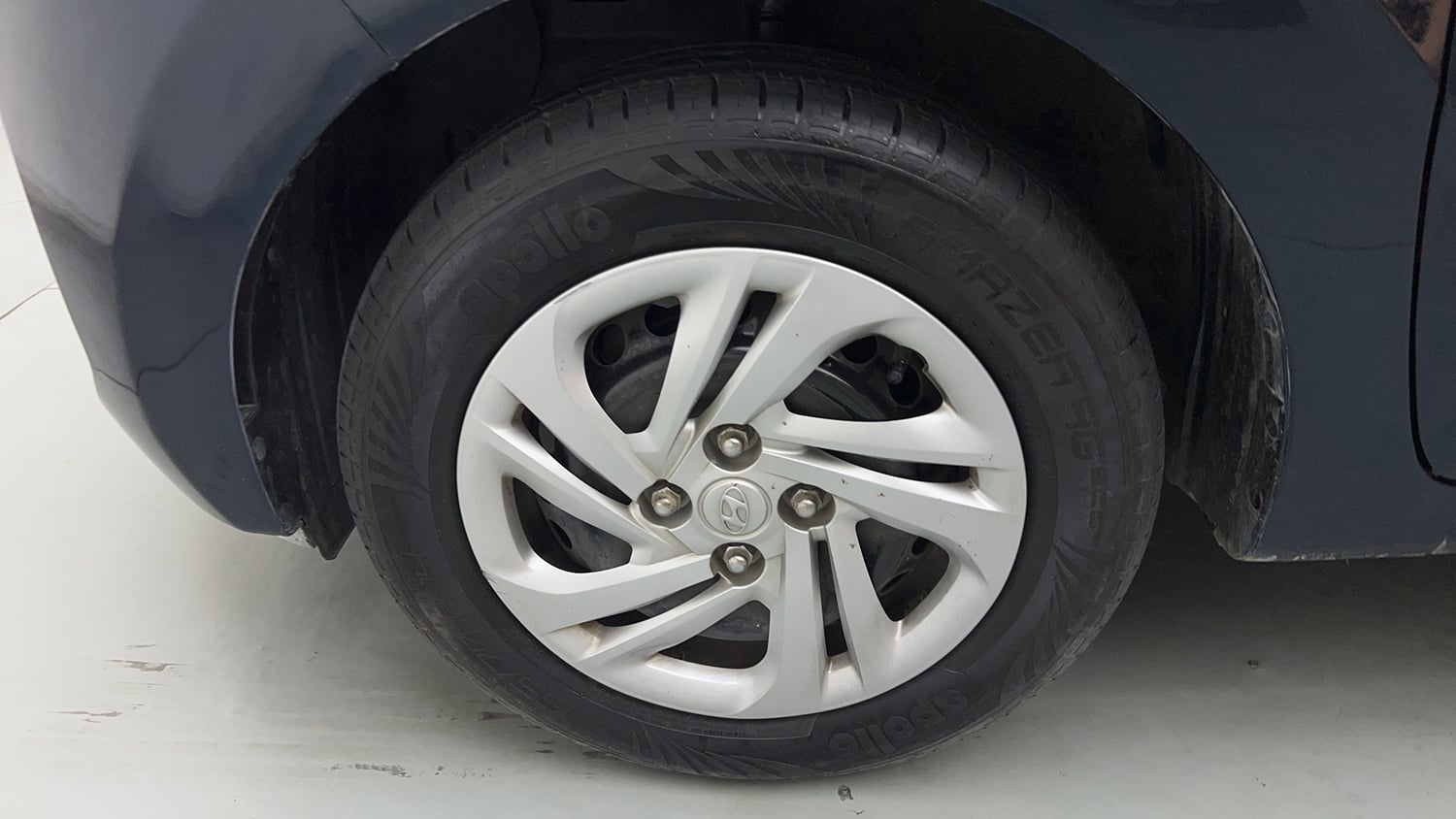Used 2021 Hyundai Grand i10 Nios Magna 1.2 Kappa VTVT CNG Cng Manual tyres LEFT FRONT TYRE RIM VIEW