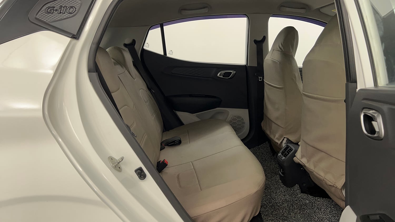 Used 2021 Hyundai Grand i10 Nios Sportz 1.2 Kappa VTVT CNG Cng Manual interior RIGHT SIDE REAR DOOR CABIN VIEW