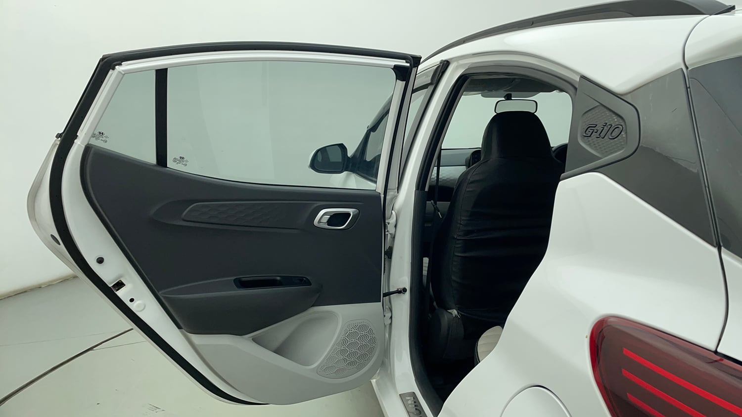 Used 2024 Hyundai Grand i10 Nios Sportz 1.2 Kappa VTVT Petrol Manual interior LEFT REAR DOOR OPEN VIEW
