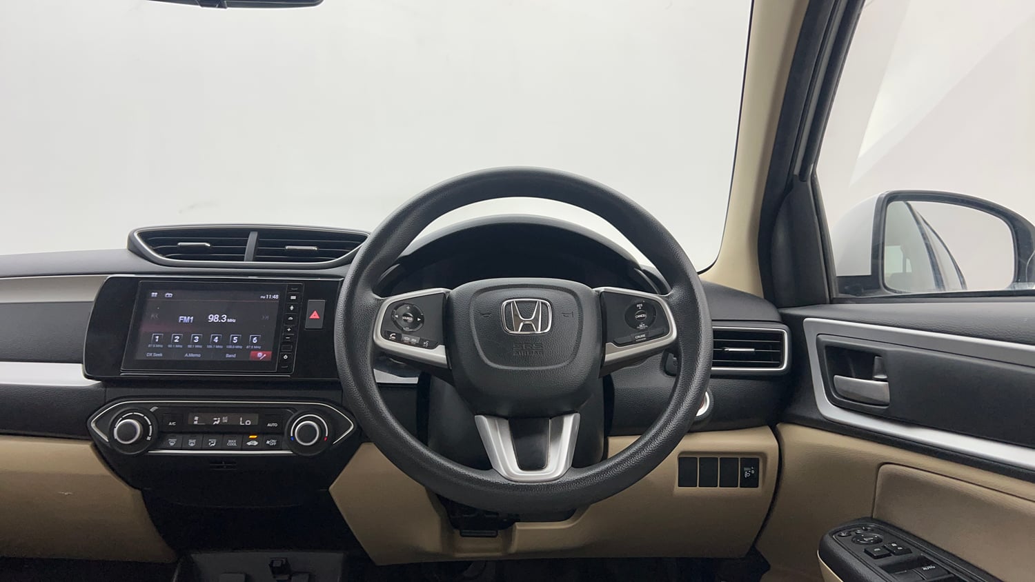 Used 2023 Honda Amaze VX 1.2 Petrol MT Petrol Manual interior STEERING VIEW