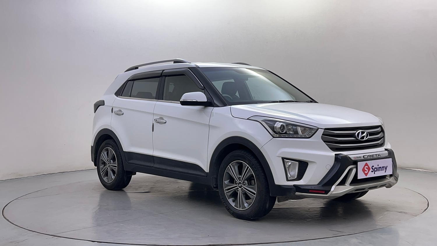Used 2017 Hyundai Creta 1.6 SX Plus AT Petrol Petrol Automatic exterior RIGHT FRONT CORNER VIEW