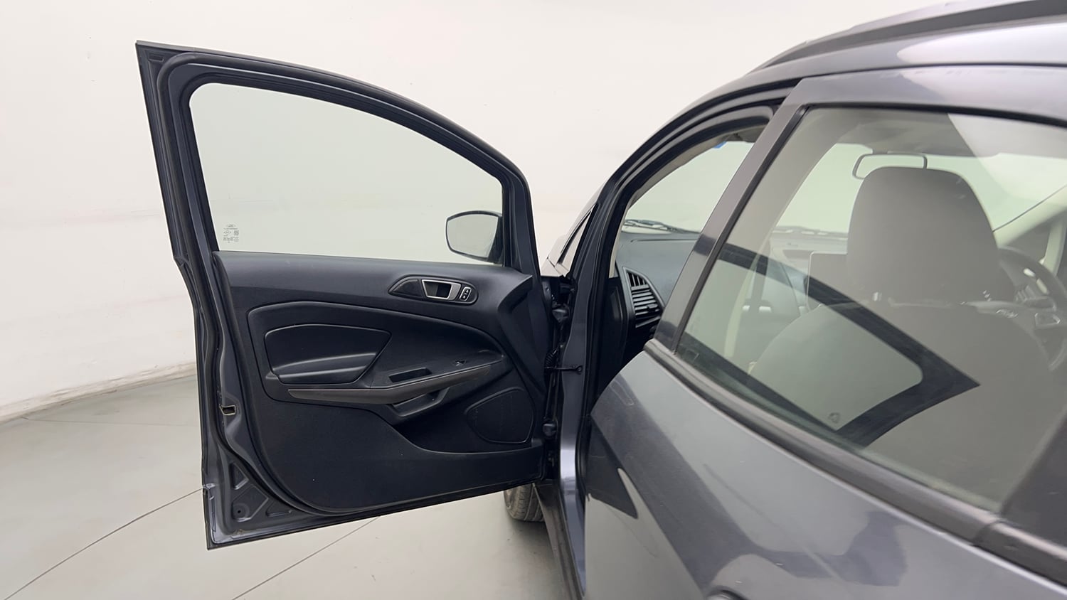 Used 2018 Ford EcoSport Trend + 1.5L Ti-VCT AT Petrol Automatic interior LEFT FRONT DOOR OPEN VIEW