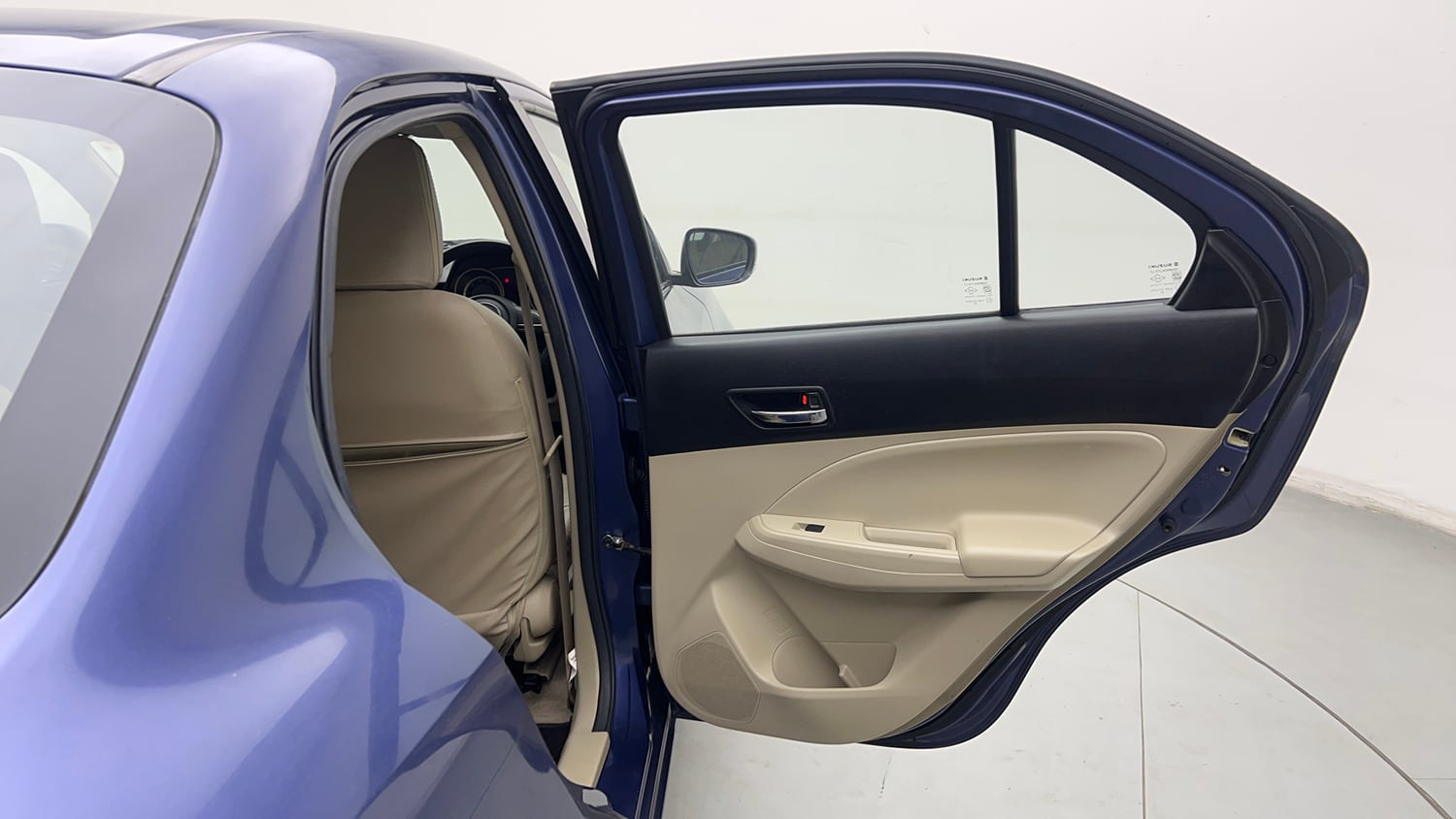 Used 2018 Maruti Suzuki Dzire VXi Petrol Manual interior RIGHT REAR DOOR OPEN VIEW