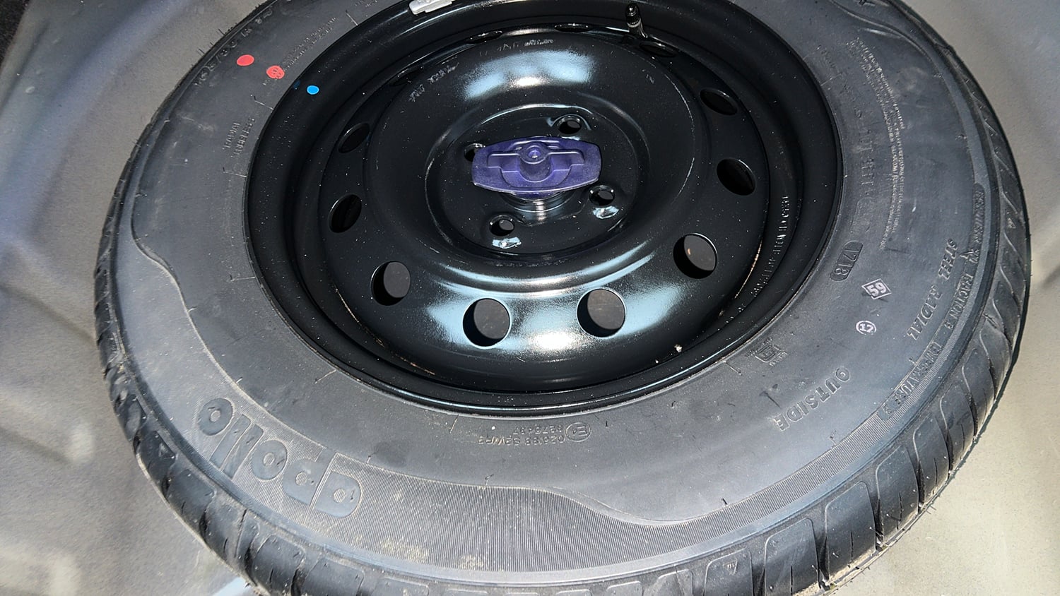 Used 2018 Maruti Suzuki Dzire VXi Petrol Manual tyres SPARE TYRE VIEW