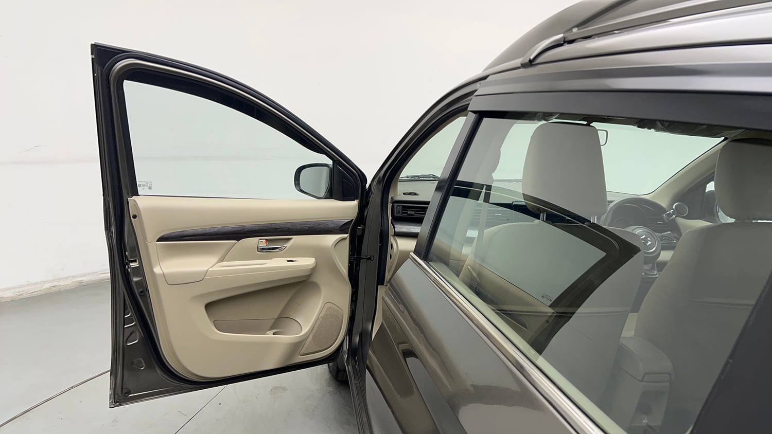 Used 2023 Maruti Suzuki Ertiga ZXi Plus Petrol Manual interior LEFT FRONT DOOR OPEN VIEW