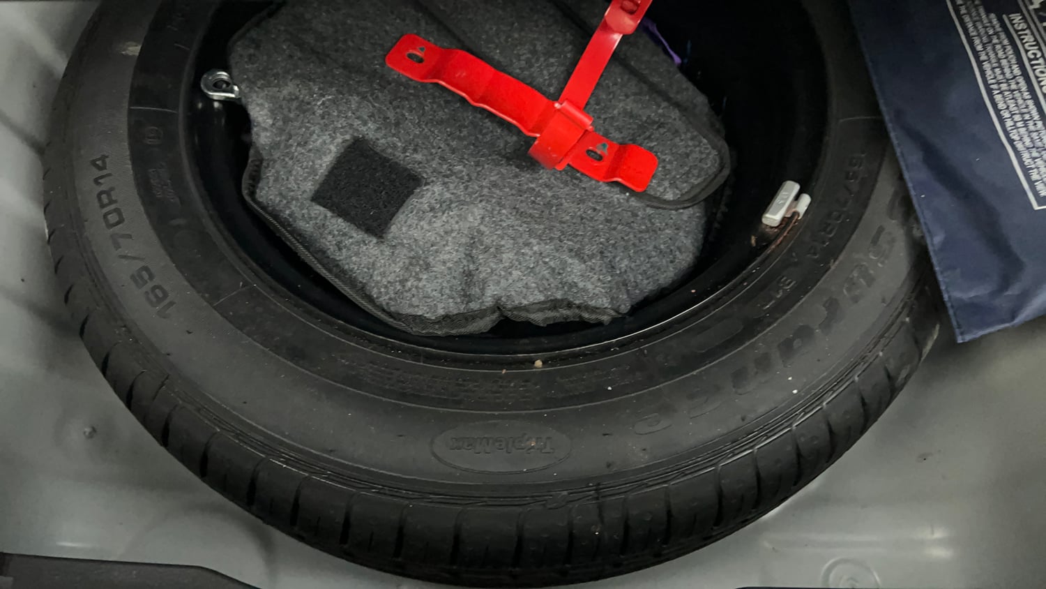 Used 2023 Hyundai Grand i10 Nios Sportz 1.2 Kappa VTVT CNG Cng Manual tyres SPARE TYRE VIEW