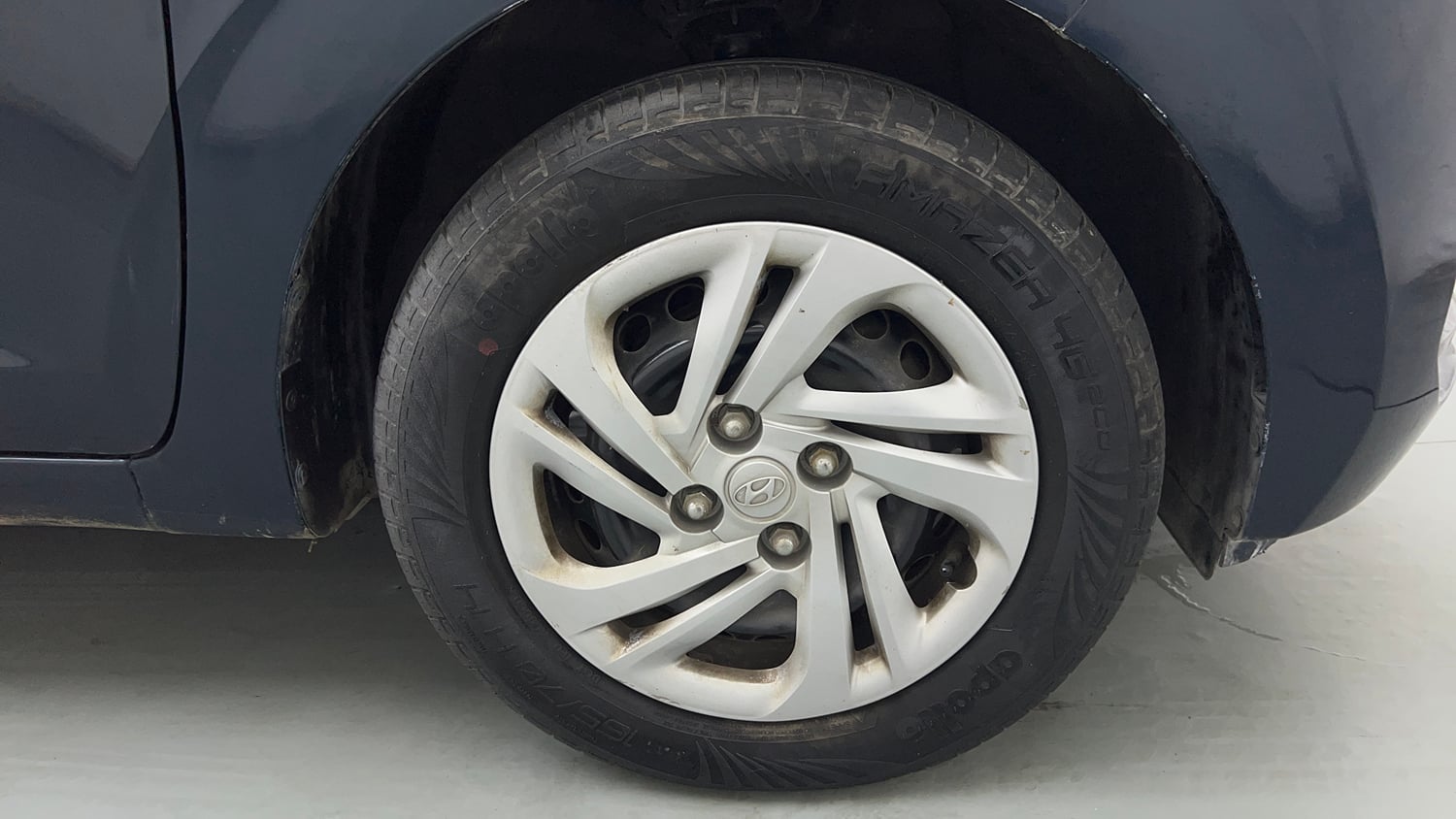 Used 2021 Hyundai Grand i10 Nios Magna 1.2 Kappa VTVT CNG Cng Manual tyres RIGHT FRONT TYRE RIM VIEW