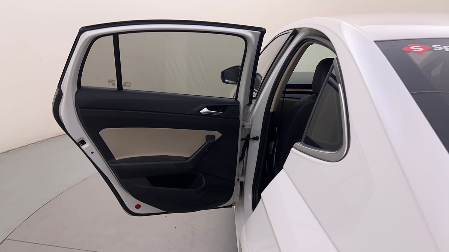 Used 2023 Skoda Slavia Style 1.5L TSI DSG Petrol Automatic interior LEFT REAR DOOR OPEN VIEW