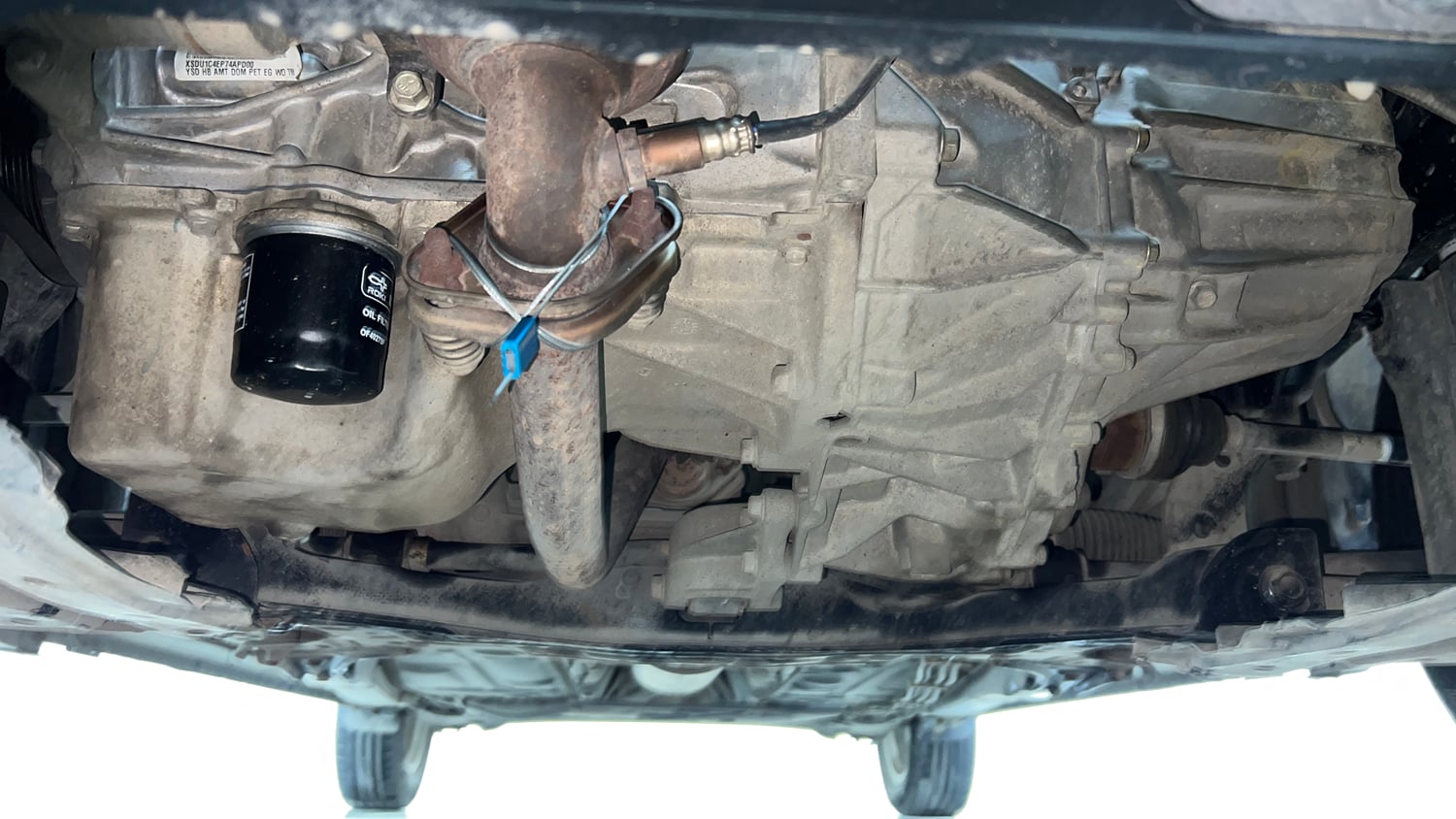 Used 2018 Maruti Suzuki Swift ZXi AMT Petrol Automatic extra FRONT LEFT UNDERBODY VIEW