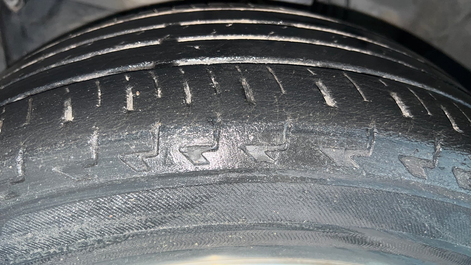 Used 2018 Honda WR-V S MT Petrol Petrol Manual tyres LEFT FRONT TYRE TREAD VIEW