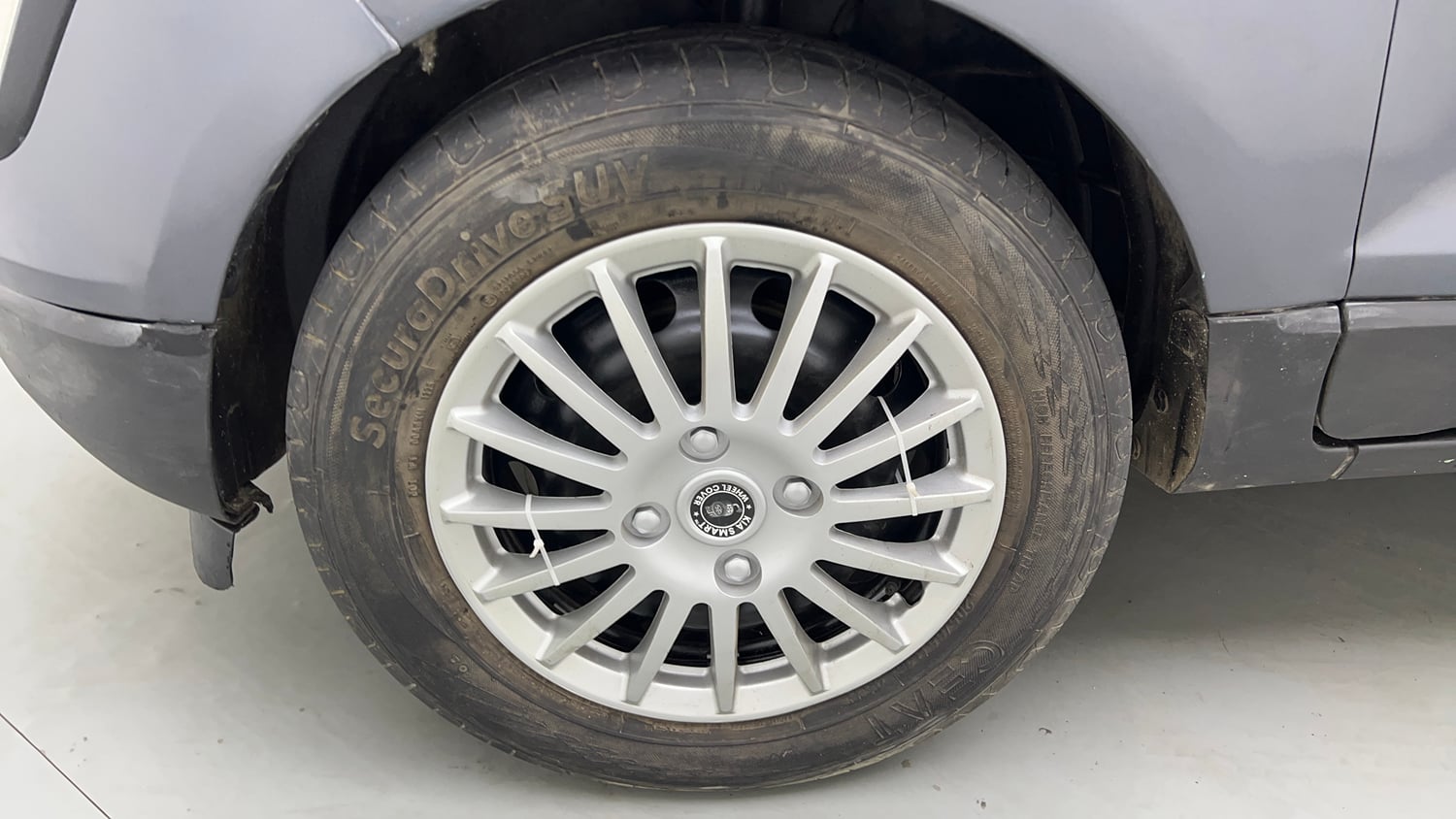 Used 2018 Ford EcoSport Trend + 1.5L Ti-VCT AT Petrol Automatic tyres LEFT FRONT TYRE RIM VIEW