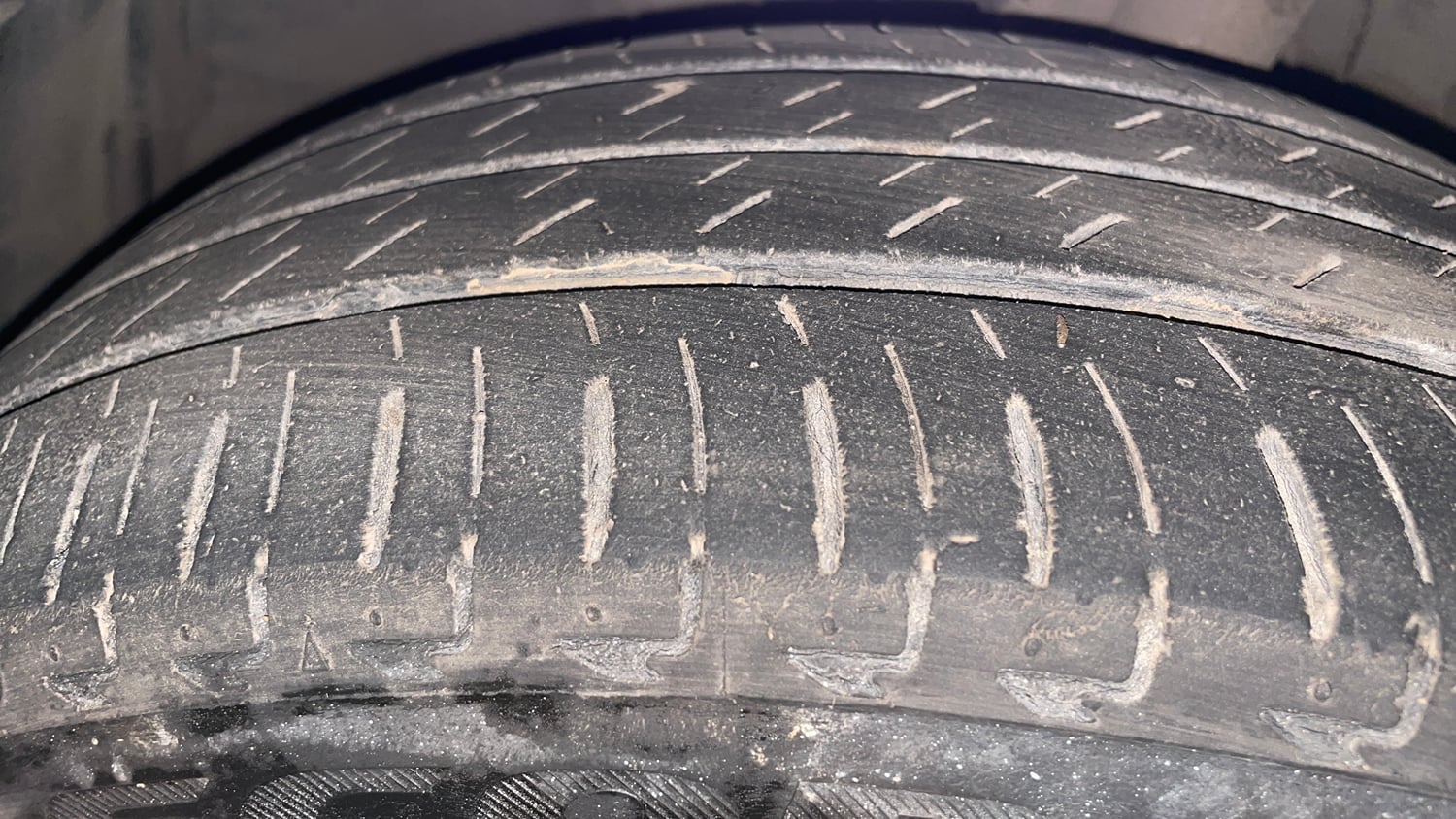 Used 2021 Honda City ZX CVT Petrol Petrol Automatic tyres LEFT FRONT TYRE TREAD VIEW