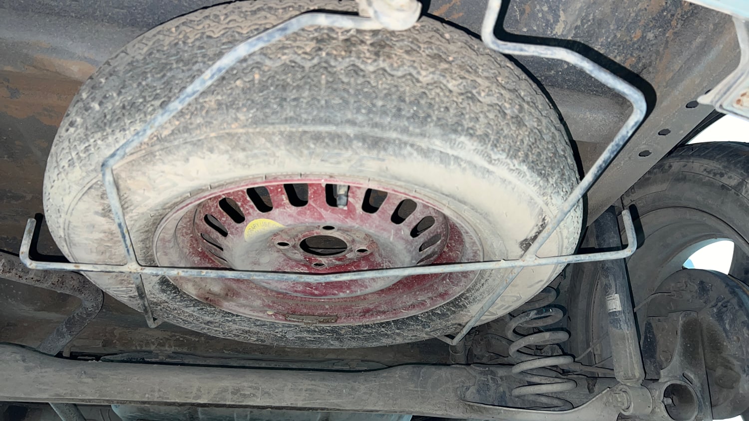 Used 2021 Renault Triber RXZ Petrol Manual tyres SPARE TYRE VIEW