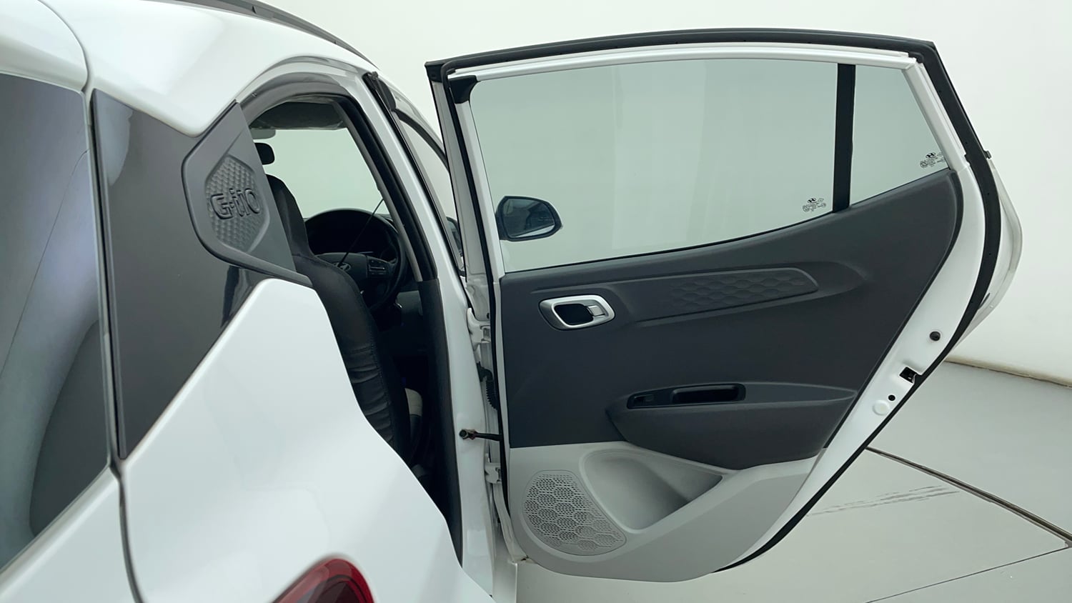 Used 2024 Hyundai Grand i10 Nios Sportz 1.2 Kappa VTVT Petrol Manual interior RIGHT REAR DOOR OPEN VIEW