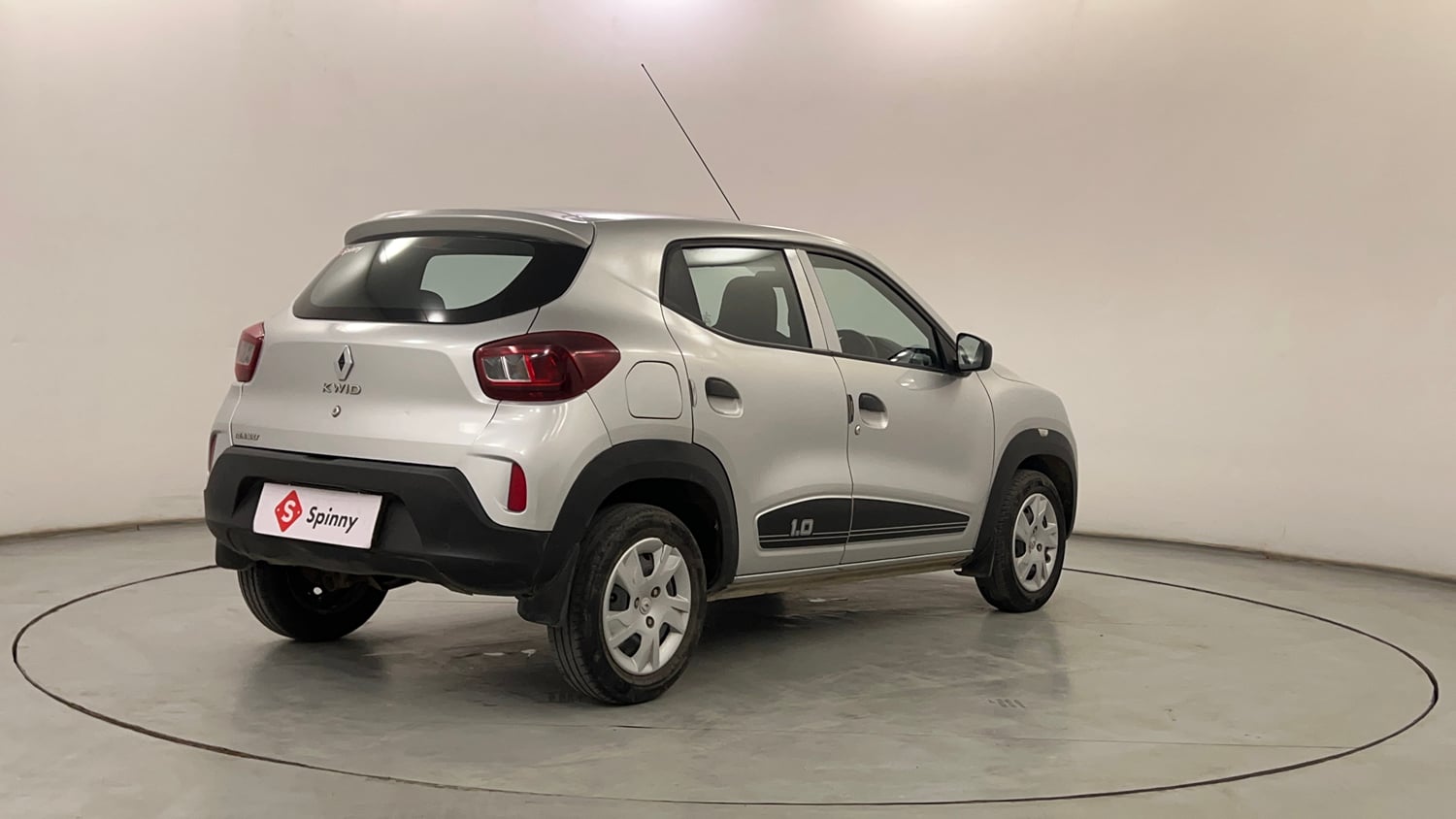 Used 2022 Renault Kwid RXL (O) 1.0 Petrol Manual exterior RIGHT REAR CORNER VIEW