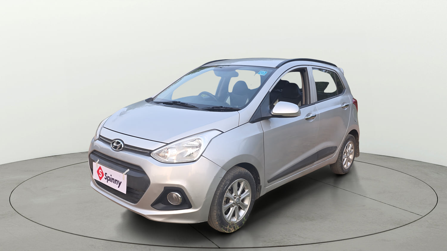 Used 2015 Hyundai Grand i10 Asta 1.2 Kappa VTVT Petrol Manual exterior LEFT FRONT CORNER VIEW