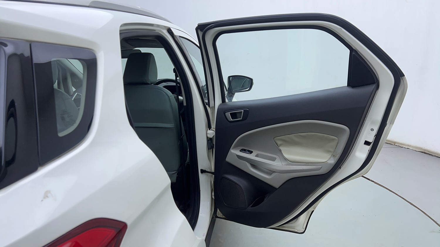 Used 2017 Ford EcoSport Trend+ 1.5L TDCi Diesel Manual interior RIGHT REAR DOOR OPEN VIEW