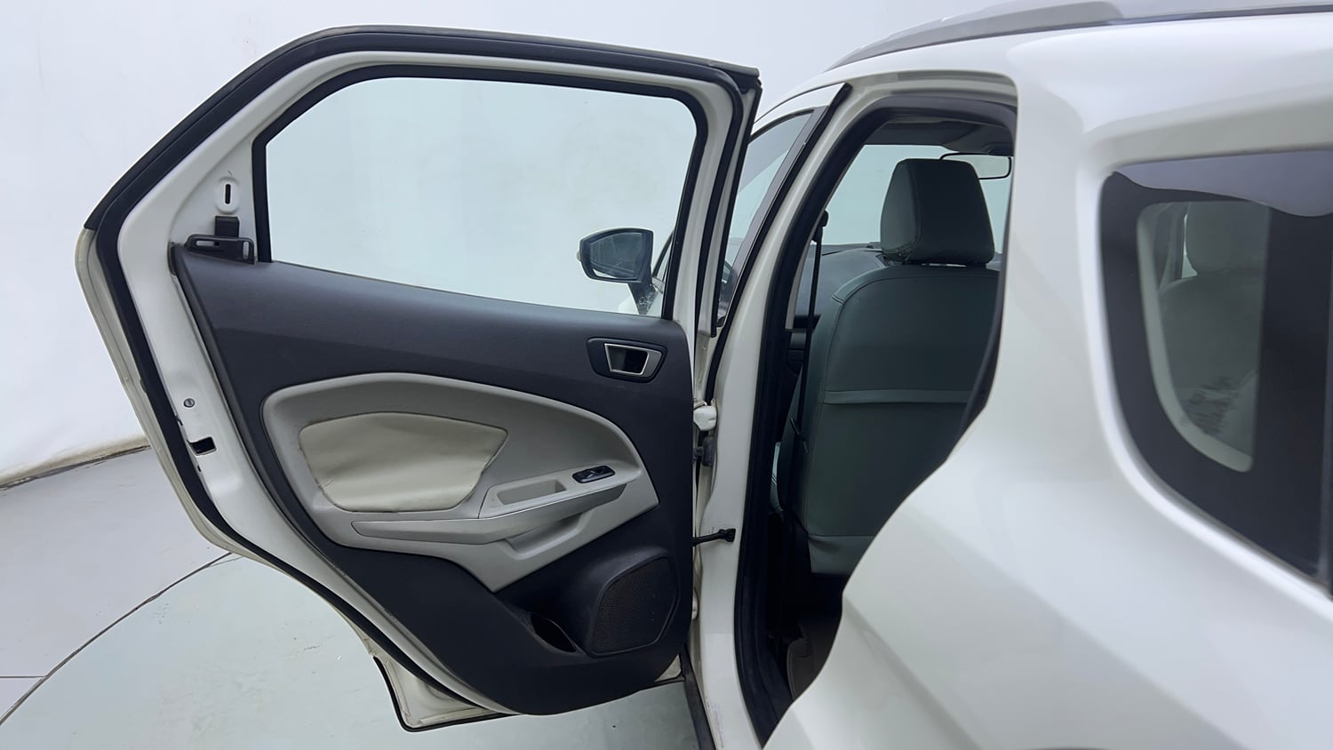 Used 2017 Ford EcoSport Trend+ 1.5L TDCi Diesel Manual interior LEFT REAR DOOR OPEN VIEW