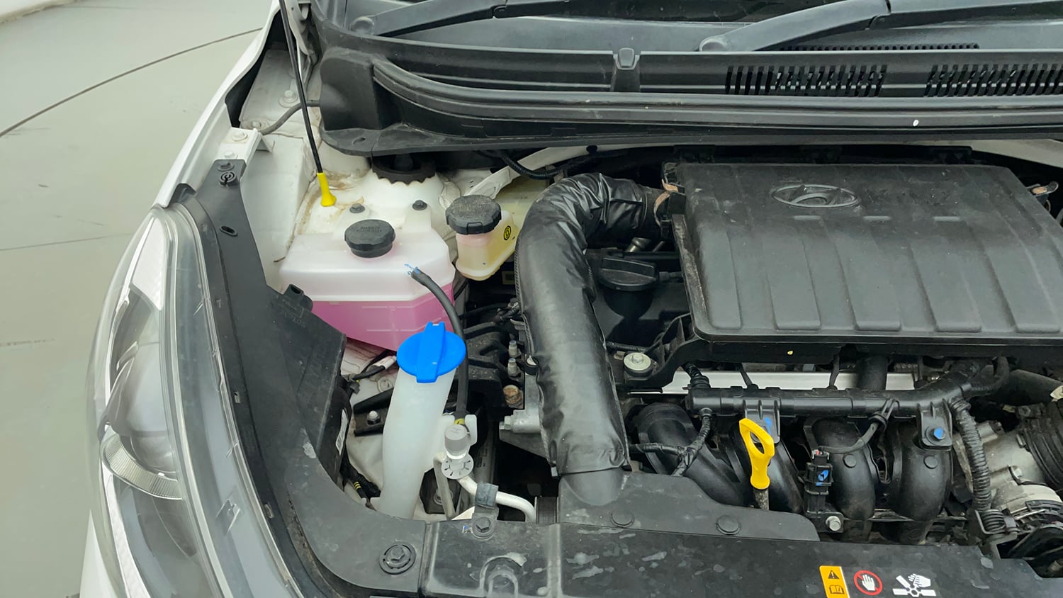 Used 2024 Hyundai Grand i10 Nios Sportz 1.2 Kappa VTVT Petrol Manual engine ENGINE RIGHT SIDE VIEW