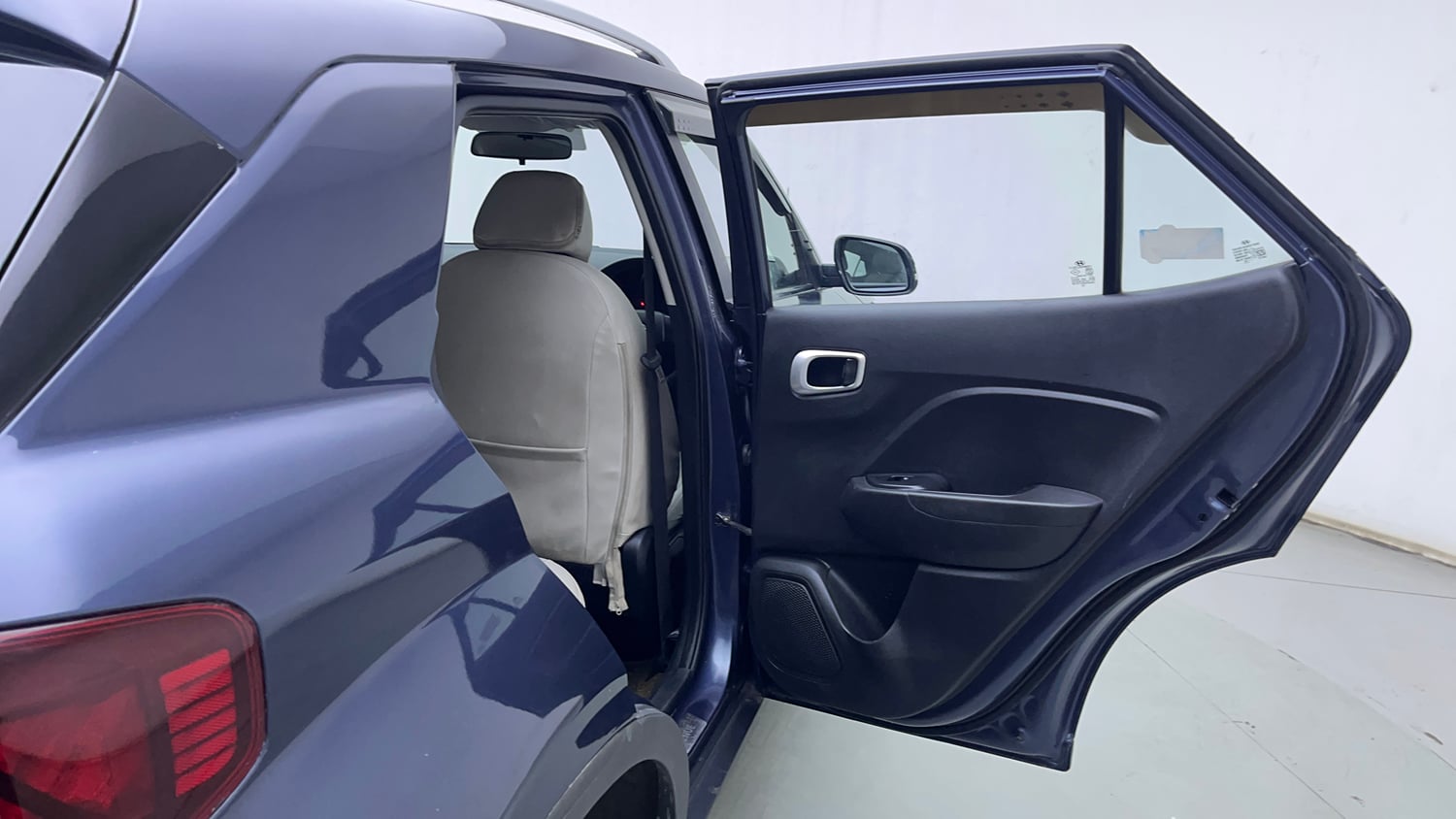Used 2021 Hyundai Venue S Plus 1.2 Petrol Petrol Manual interior RIGHT REAR DOOR OPEN VIEW