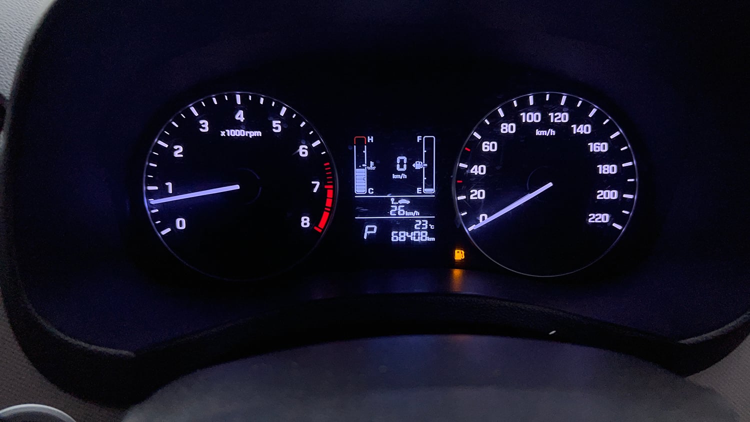 Used 2017 Hyundai Creta 1.6 SX Plus AT Petrol Petrol Automatic interior CLUSTERMETER VIEW